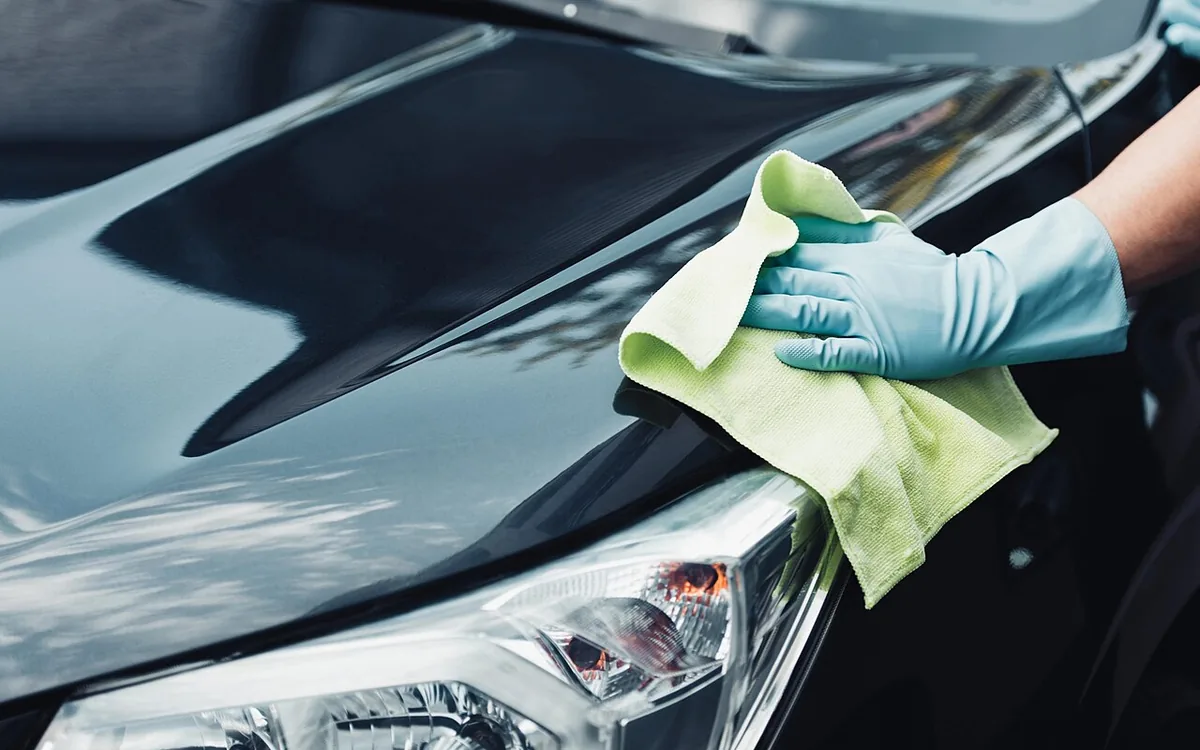 Professional car detailing service in a Noida clean room studio