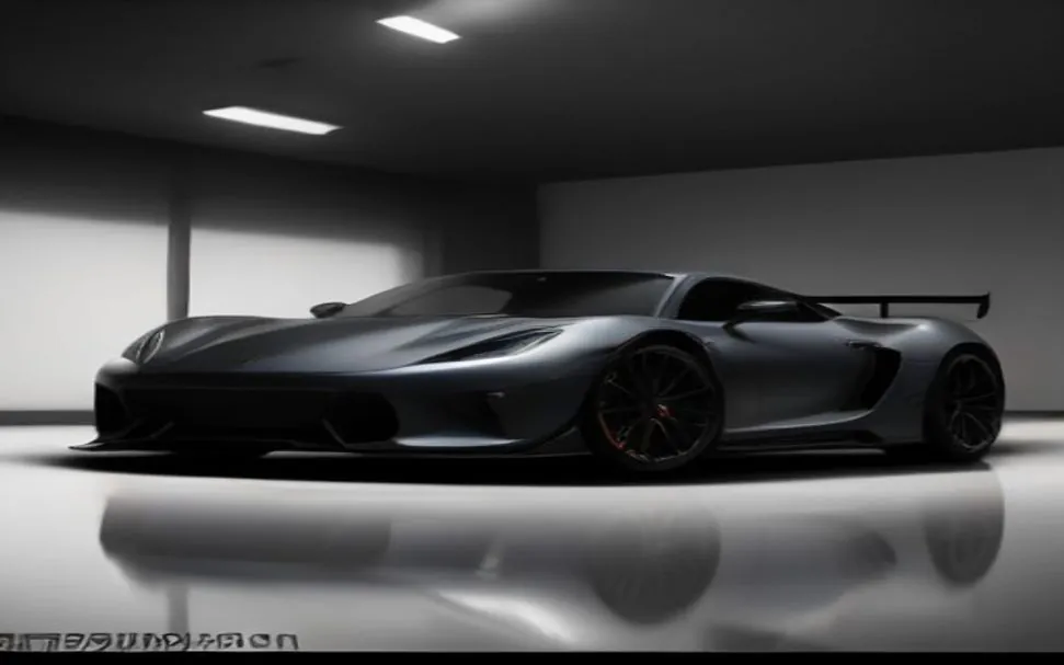 High-end luxury car with complete paint protection film installation