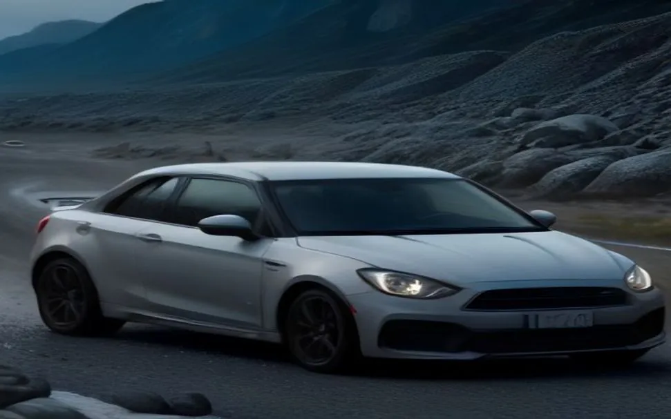 Paint protection film shielding car paint from road debris and rock chips